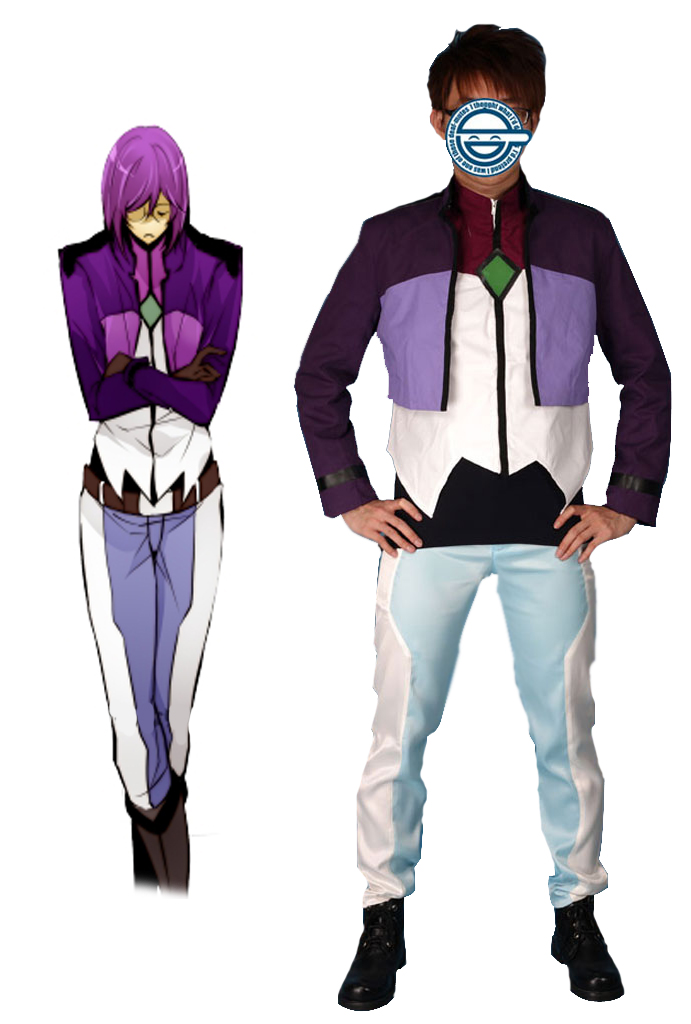 Gundam00 Celestial Being Tieria Erde Gundam Meisters Uniform Cosplay Costume